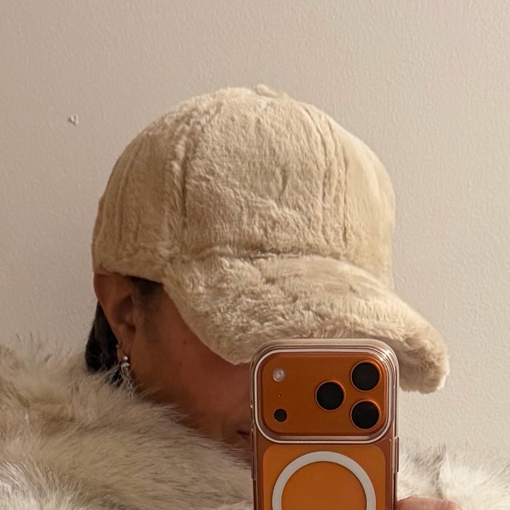 Private Label Tan Faux Fur Hat